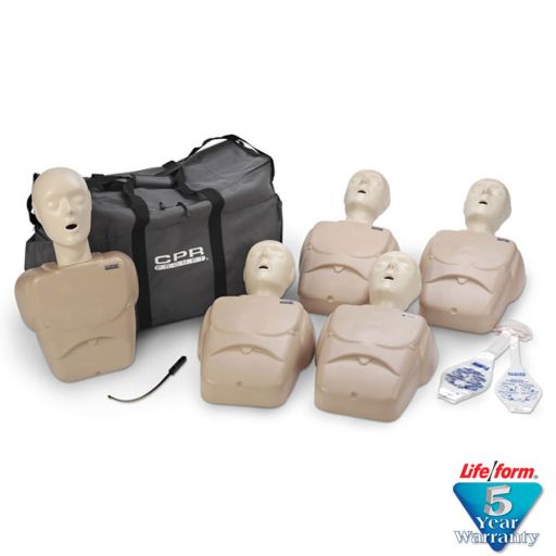 CPR Prompt Brand 5-Pack Adult/Child Training Manikin
