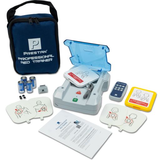 Prestan Professional AED Trainer Plus Kit w/remote and batteries
